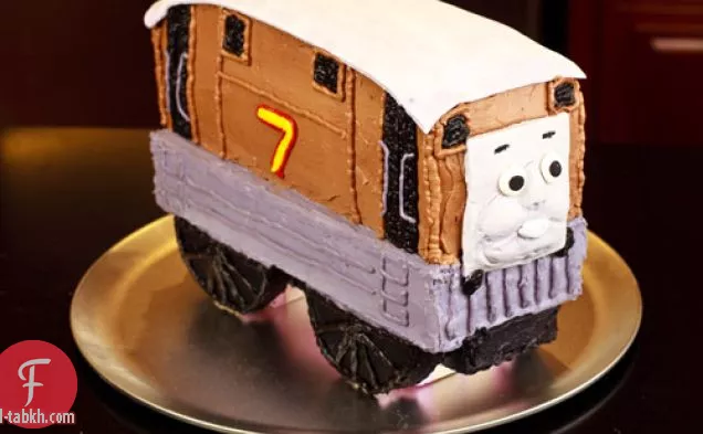 توبي قطار كعكة عيد ميلاد