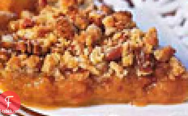 الخوخ وكريم ستريوسيل فطيرة