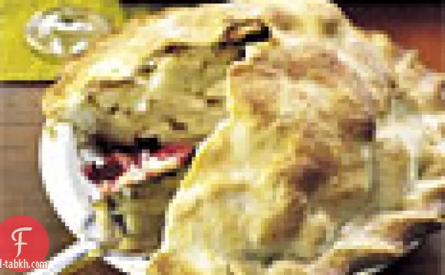 فطيرة التفاح التوت البري الشريط