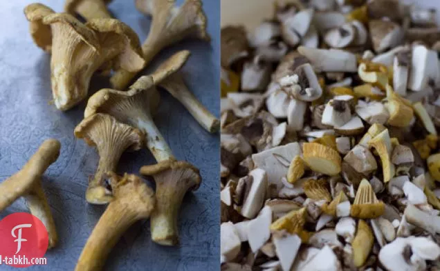 حساء الفطر المختلط