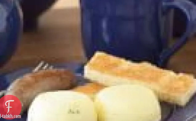 بيض الريكوتا مع الريحان