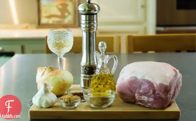 لحم الخنزير المبشور الحار من سينثيا