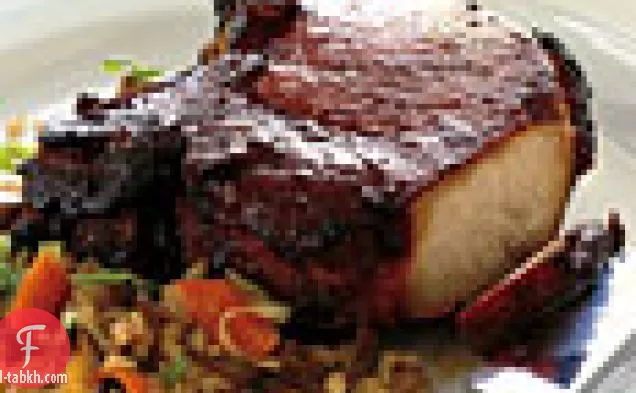 شرائح لحم الخنزير المتبلة هويسين