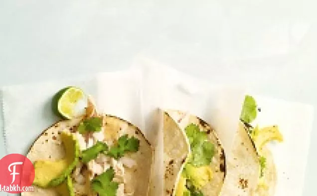 سندويشات التاكو الدجاج المشوي
