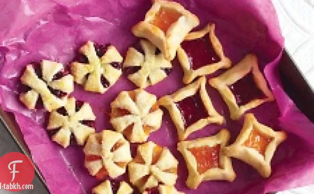 مربى مليئة كريم الجبن الكوكيز