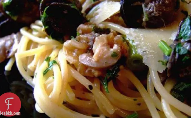 اسكارجوتس بورغوندي مع السباغيتي
