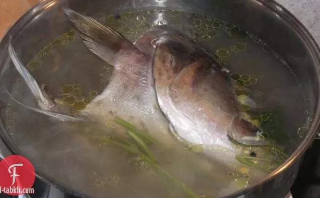 السمك المسلوق الكرواتي (والحساء)