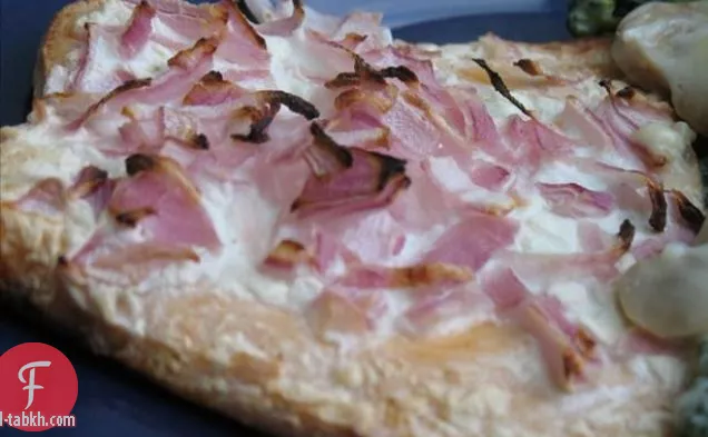 سمك السلمون المشوي مع بيبي بوك فرم