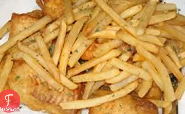السمك والبطاطا