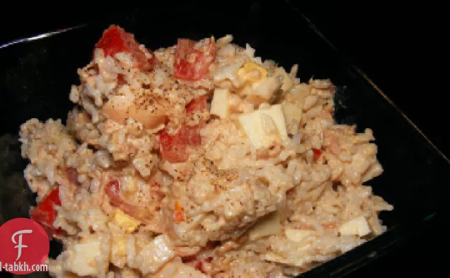 سلطة الأرز تناسب أبي
