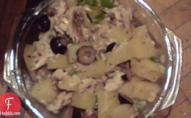 سلطة بطاطس واهو مدخنة