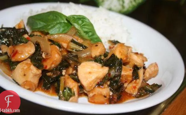 دجاج حار على الطريقة التايلاندية