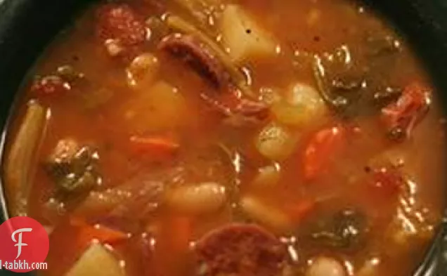 شوربة الفاصوليا البرتغالية