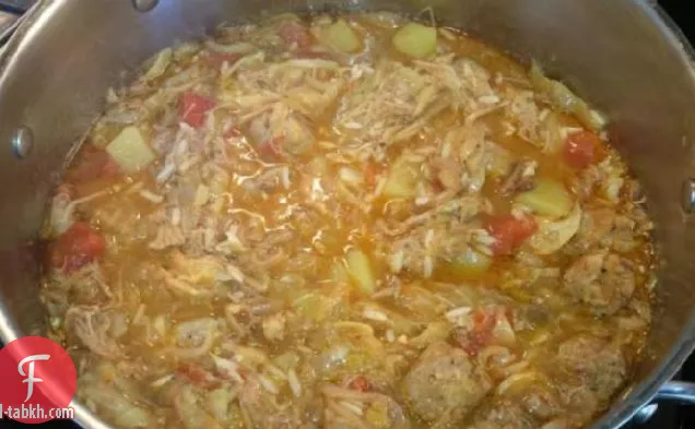 سجق حار وشوربة كرنب