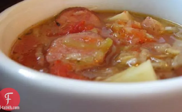 يخنة البسطرمة