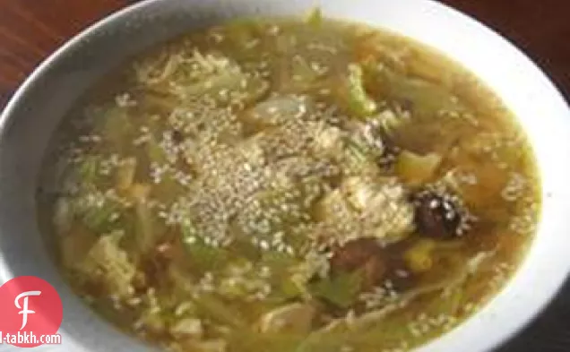 حساء التوفو الساخن والحامض (سوان لا دوفو تانغ)