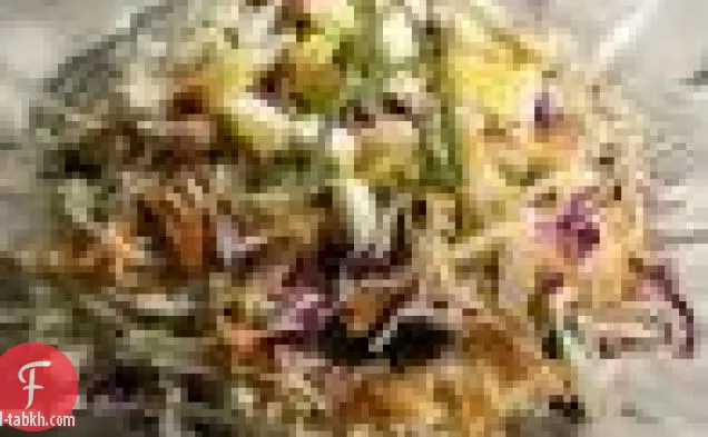 مقدد لحم الخنزير المقدد سلطة الكرنب