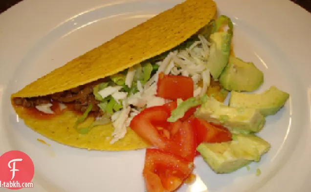 لا سندويشات التاكو البقر