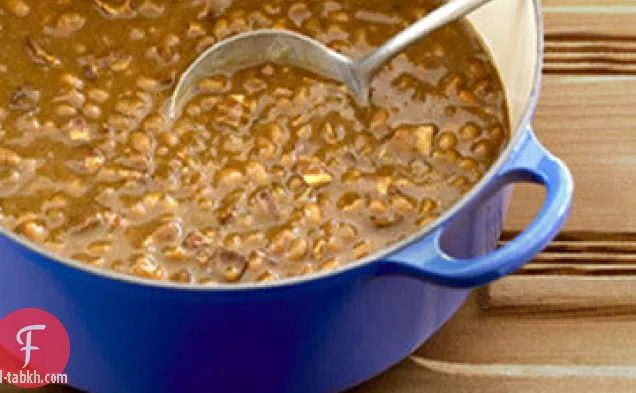 الجذر البيرة شواء الفاصوليا وصفة