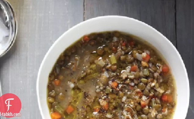 شوربة العدس والبرغل