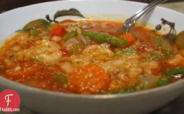 شوربة مينيسترون رائعة