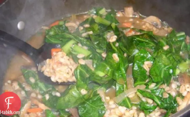 شوربة الفطر والشعير