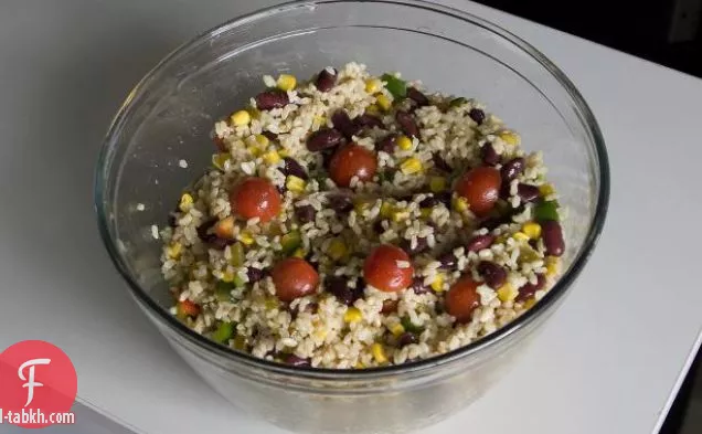سلطة الفول والأرز