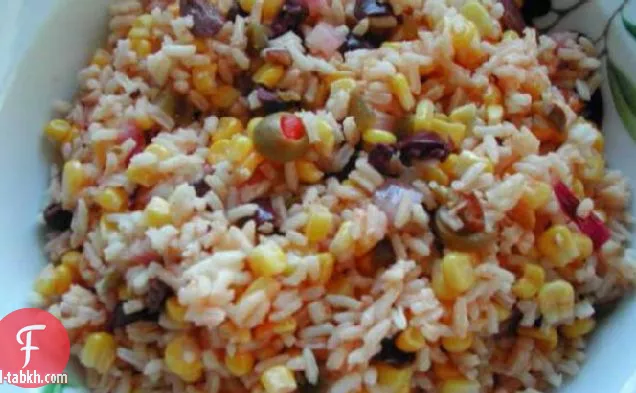 سلطة كومينو الذرة والأرز