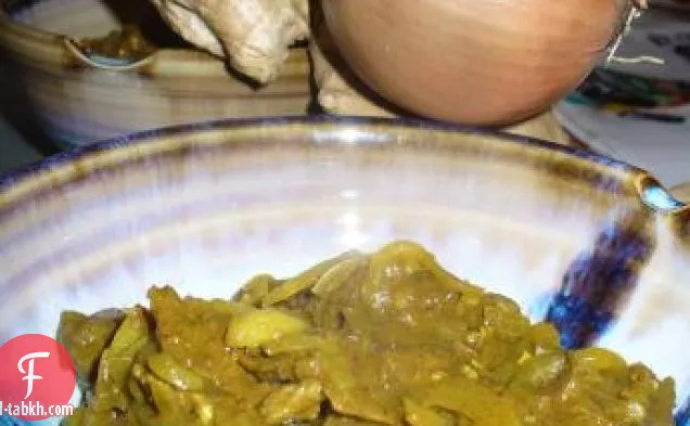 من السهل 5 خطوة الدجاج ولحم الخنزير ولحم البقر أو الضأن فيندالو