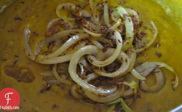 دال كاري باللحم (جوشت دال)