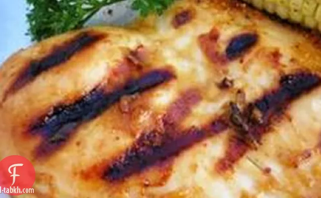 عسل الخردل الدجاج المشوي