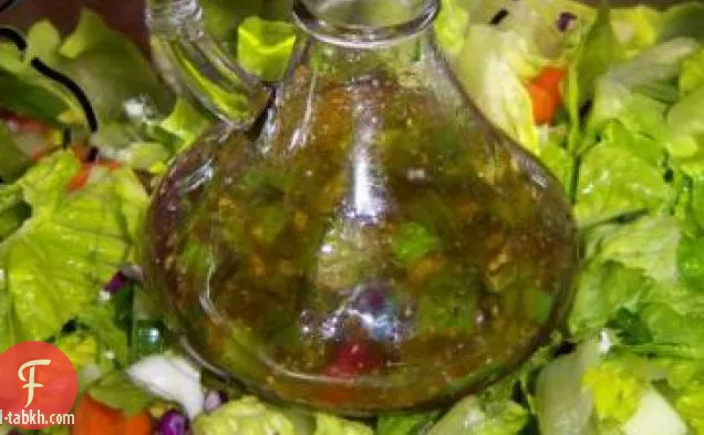 صلصة الخل العشبية الطازجة